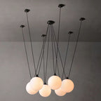 Delacey Cascading Glass Globe Chandelier
