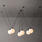 Delacey Cascading Glass Globe Chandelier