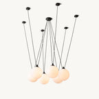 Delacey Cascading Glass Globe Chandelier
