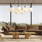 Delacey Cascading Glass Globe Chandelier