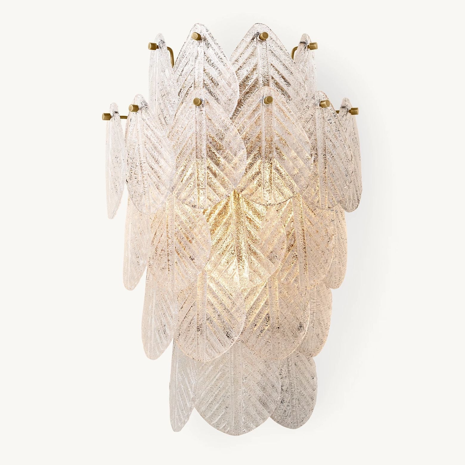 Vanero Pebble Leaf Wall Sconce