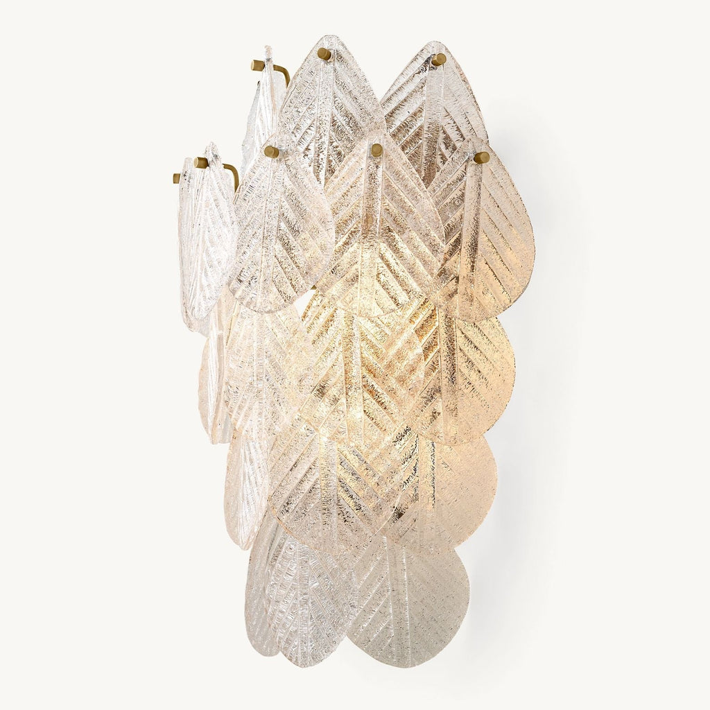 Vanero Pebble Leaf Wall Sconce