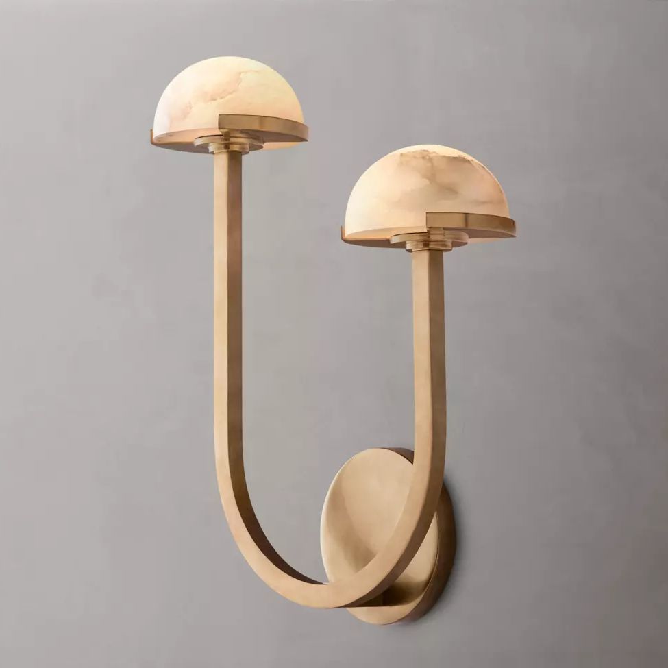 Perael Curve Dome Double Wall Sconce