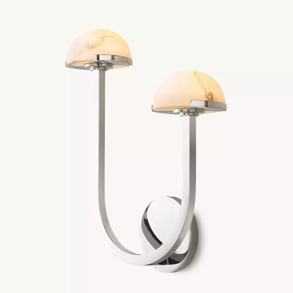 Perael Curve Dome Double Wall Sconce