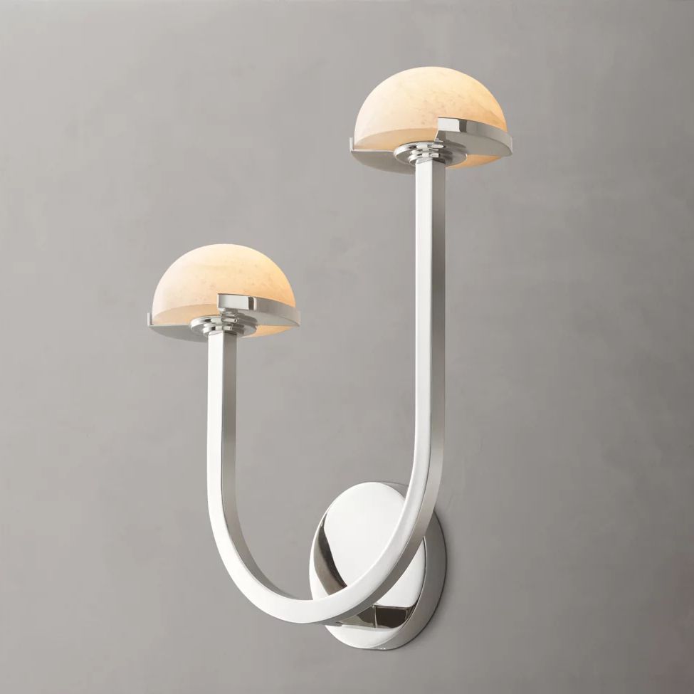 Perael Curve Dome Double Wall Sconce
