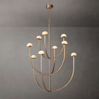 Perael Curve Dome Round Chandelier 40"