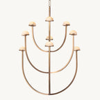 Perael Curve Dome Round Chandelier 40"