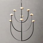 Perael Curve Dome Round Chandelier 40"