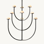 Perael Curve Dome Round Chandelier 40"