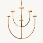 Perael Curve Dome Round Chandelier 32"