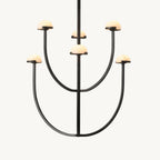 Perael Curve Dome Round Chandelier 32"
