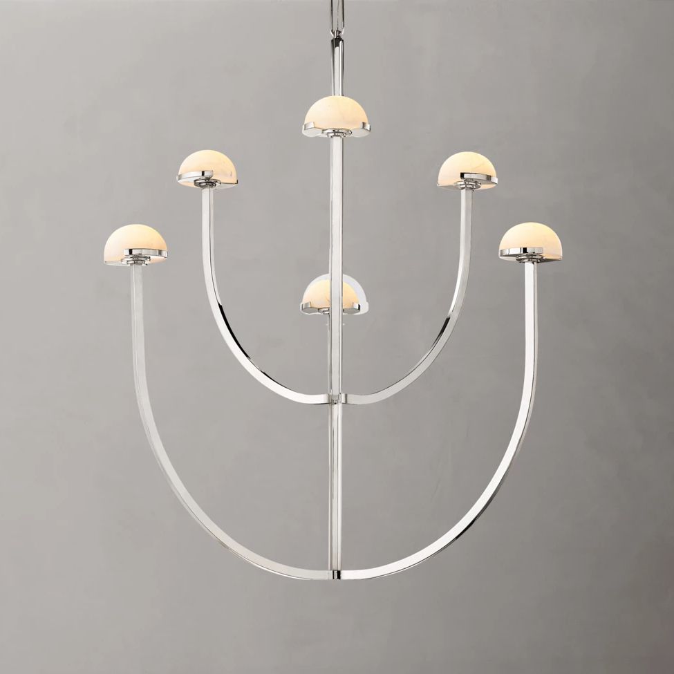 Perael Curve Dome Round Chandelier 32"