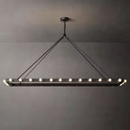 Vitoria Ember Trace Linear Chandelier 72"