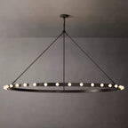 Vitoria Ember Trace Round Chandelier 72"