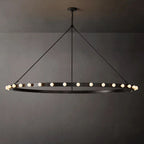 Vitoria Ember Trace Round Chandelier 72"