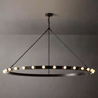 Vitoria Ember Trace Round Chandelier 60"