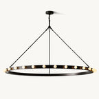 Vitoria Ember Trace Round Chandelier 60"