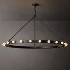 Vitoria Ember Trace Round Chandelier 48"