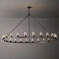 Ondra Flare Burnt Round Chandelier 72"
