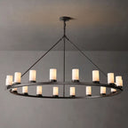 Ondra Flare Burnt Round Chandelier 60"