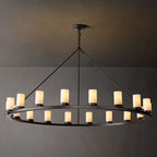 Ondra Flare Burnt Round Chandelier 60"