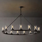 Ondra Flare Burnt Round Chandelier 48"