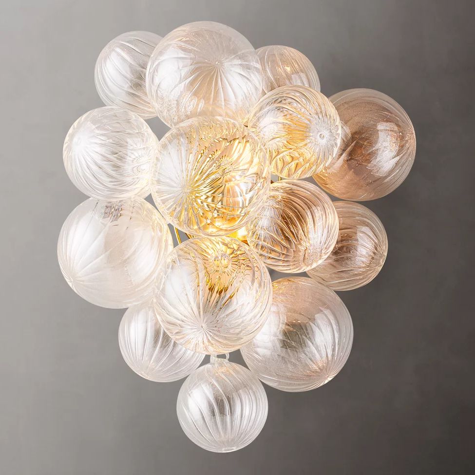 Dorian Swirled Glass Wall Sconce