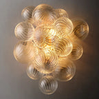Dorian Swirled Glass Wall Sconce