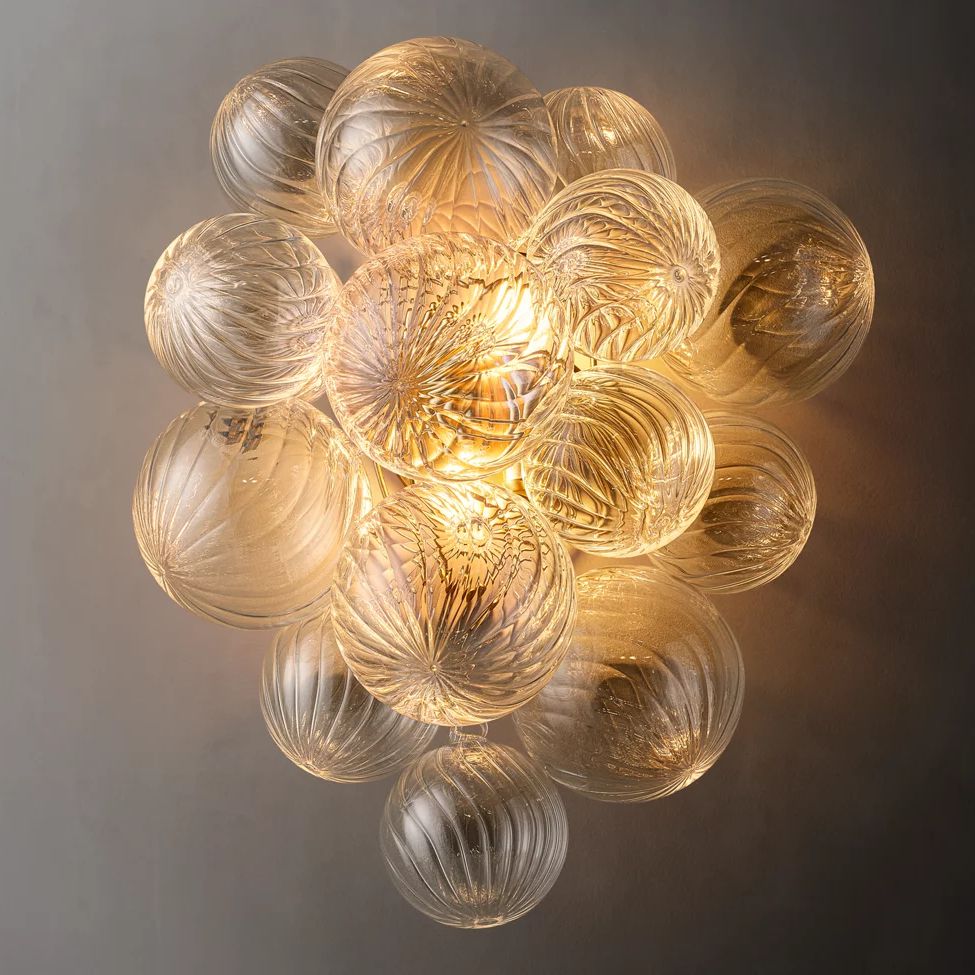 Dorian Swirled Glass Wall Sconce