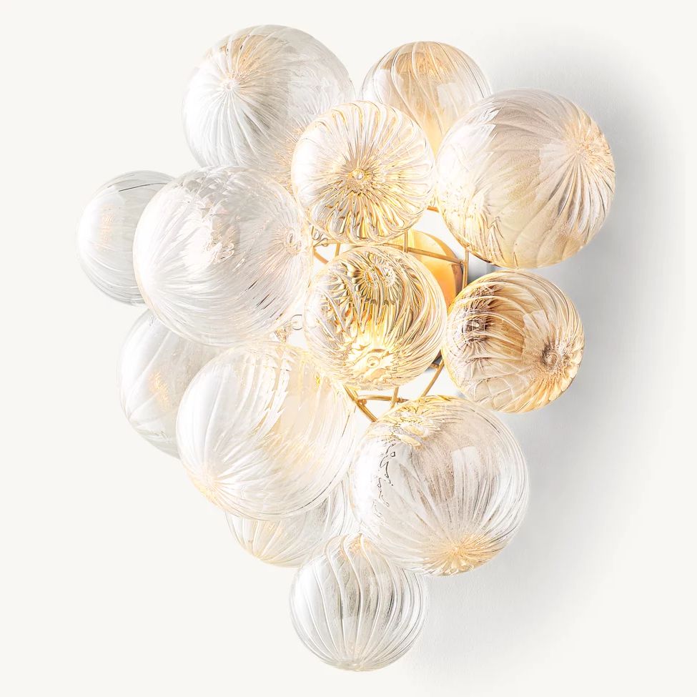 Dorian Swirled Glass Wall Sconce
