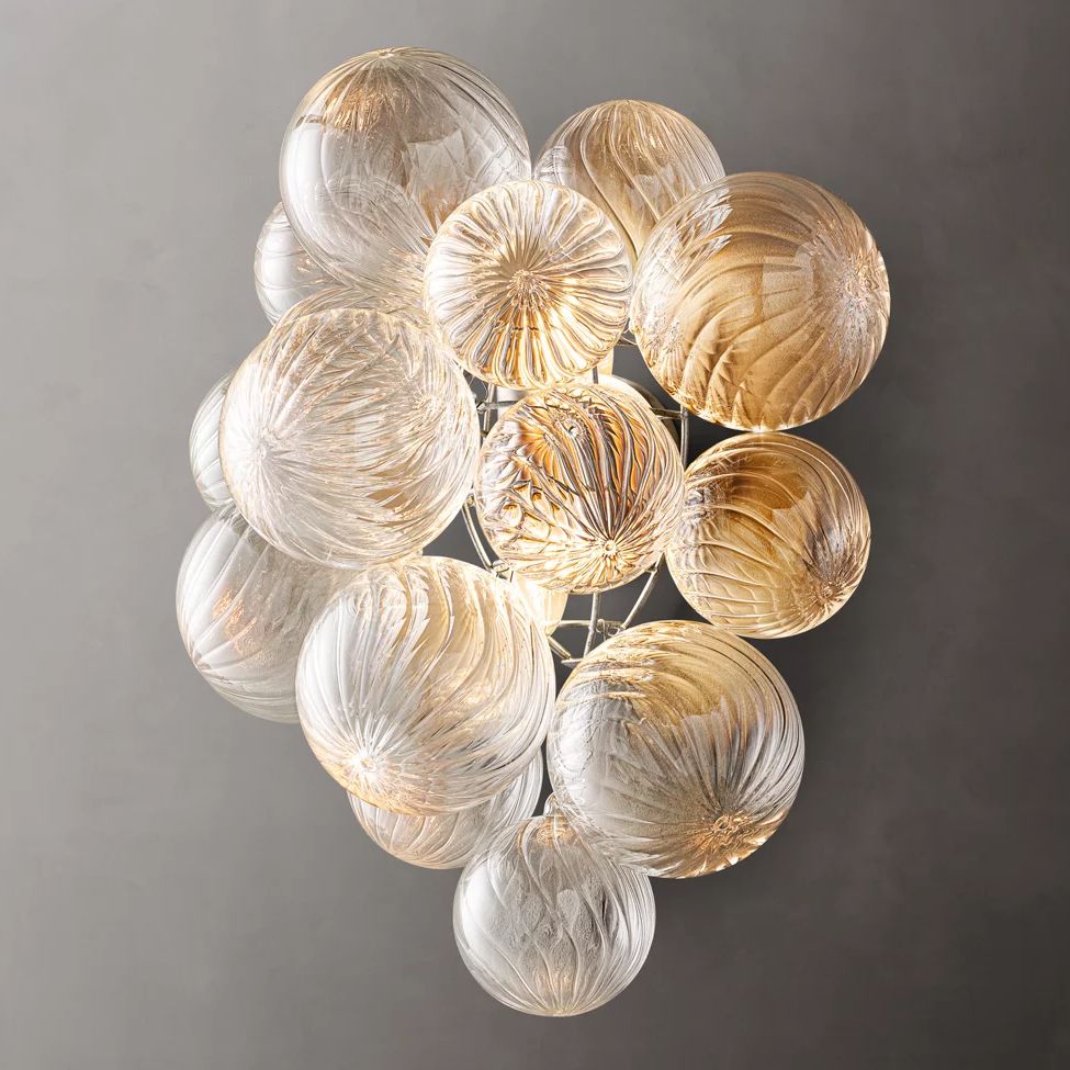 Dorian Swirled Glass Wall Sconce