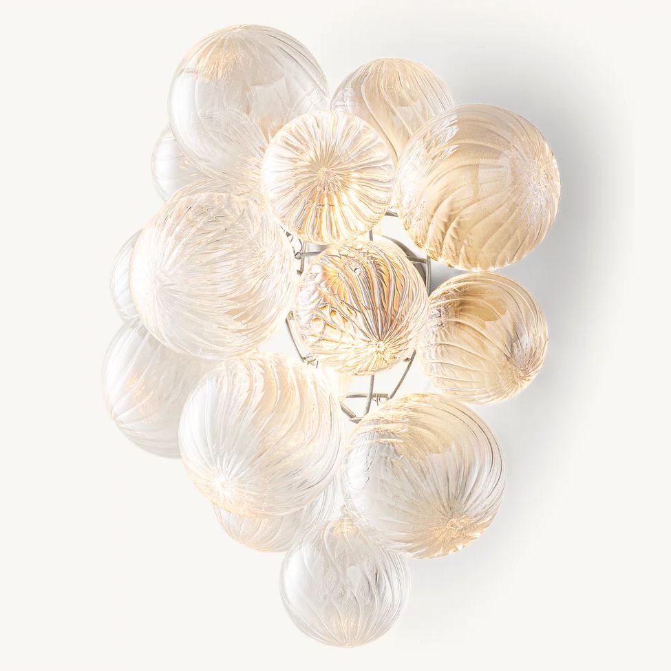 Dorian Swirled Glass Wall Sconce