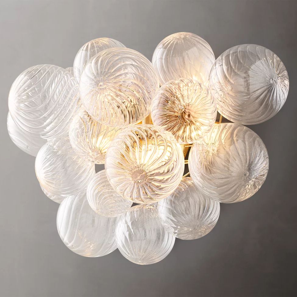 Dorian Swirled Glass Wall Sconce
