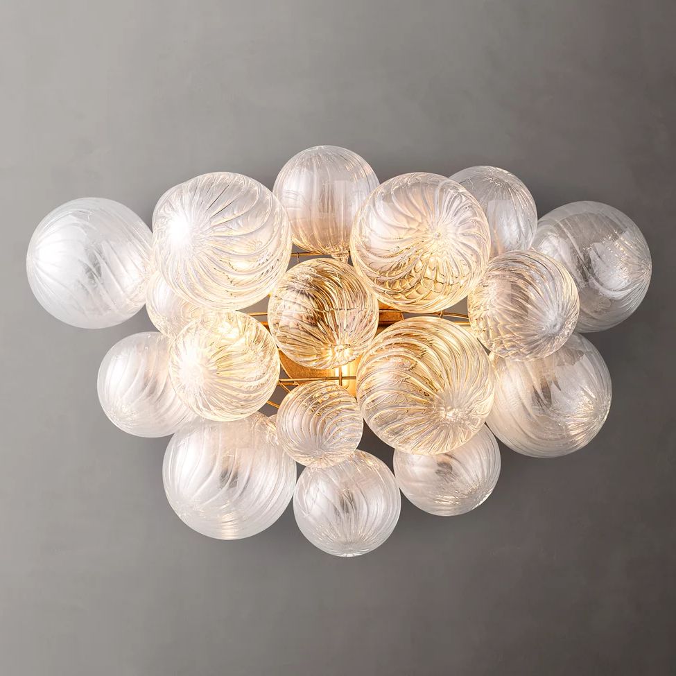Dorian Swirled Glass Wall Sconce