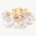 Dorian Swirled Glass Flush Mount
