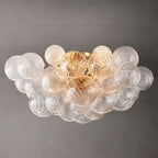 Dorian Swirled Glass Flush Mount