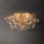 Dorian Swirled Glass Flush Mount