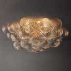 Dorian Swirled Glass Flush Mount
