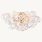 Dorian Swirled Glass Flush Mount