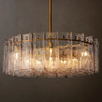 Lattice Module Glass Round Chandelier 48"