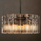 Lattice Module Glass Round Chandelier 48"