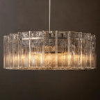 Lattice Module Glass Round Chandelier 48"