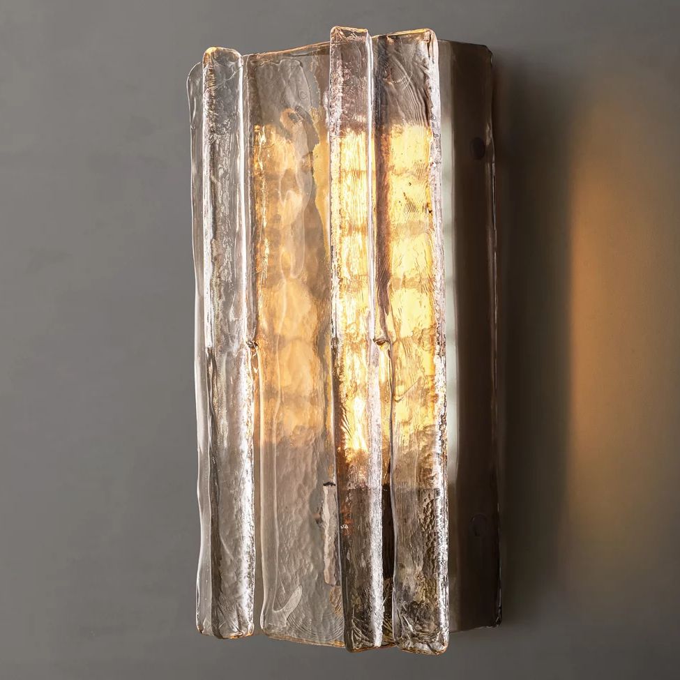 Lattice Module Glass Wall Sconce