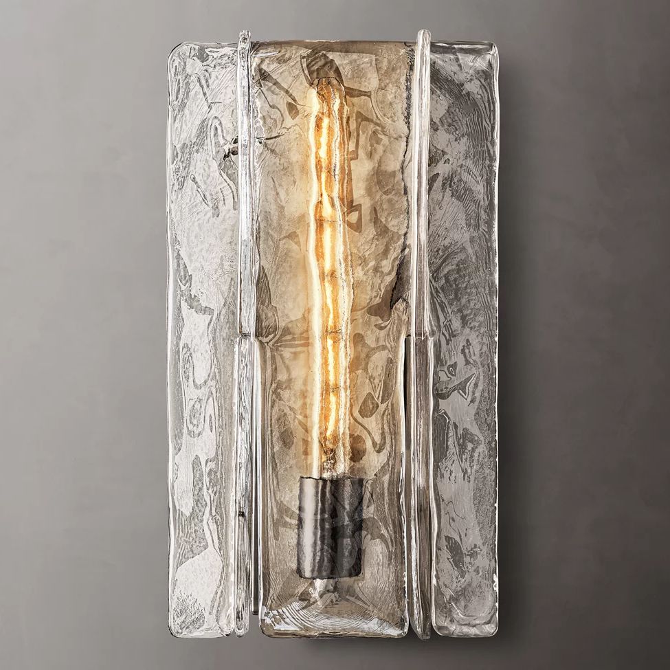 Lattice Module Glass Wall Sconce