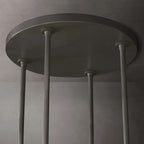 Ravelle Clear Glass Round Chandelier 48"