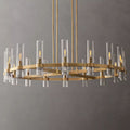 Ravelle Clear Glass Round Chandelier 48"