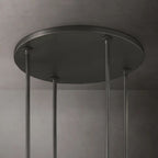 Ravelle Clear Glass Round Chandelier 60"