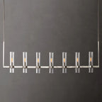 Ravelle Clear Glass Linear Chandelier 59"