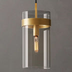 Ravelle Clear Glass Pendant Light