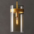 Ravelle Clear Glass Pendant Light